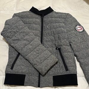 Gianni Bini Black and Gray Quilted Jacket